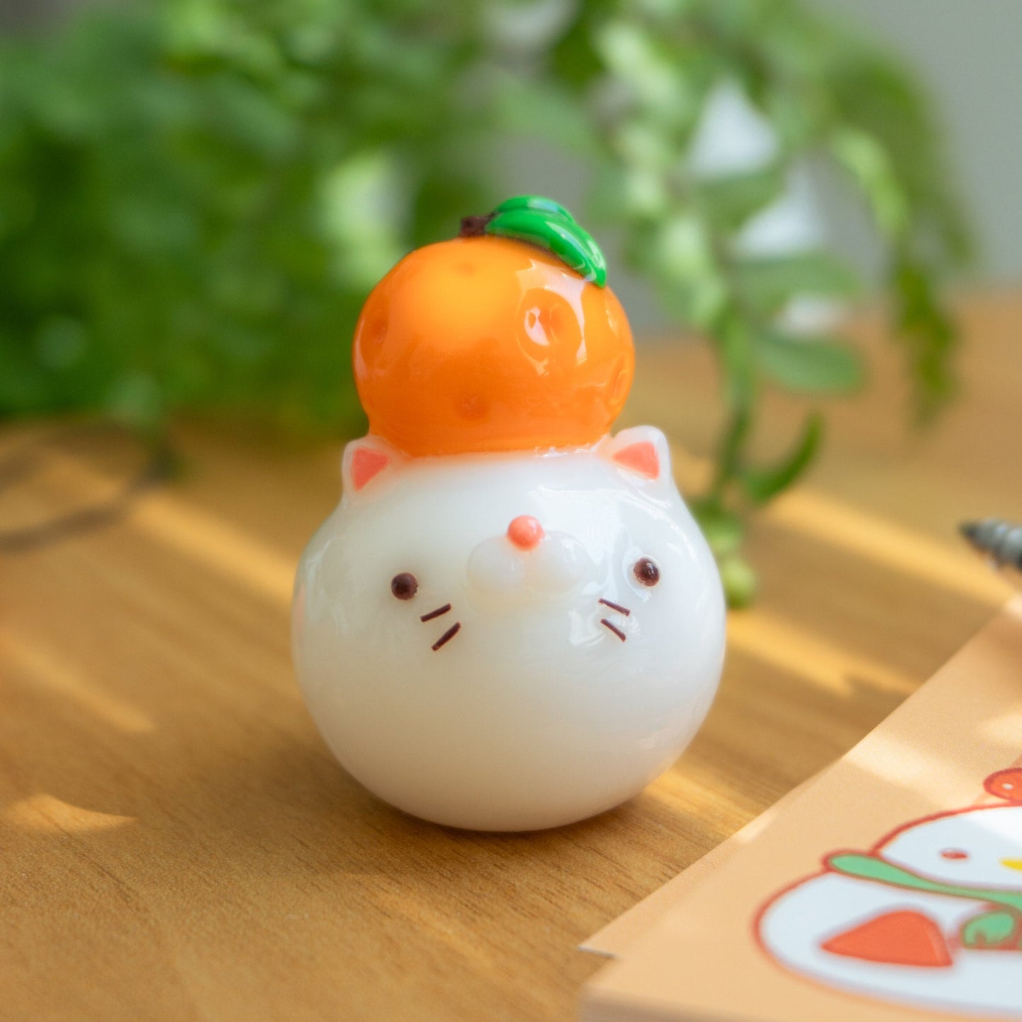 PREORDER: Tangerine Mochi Cat Desk Friend