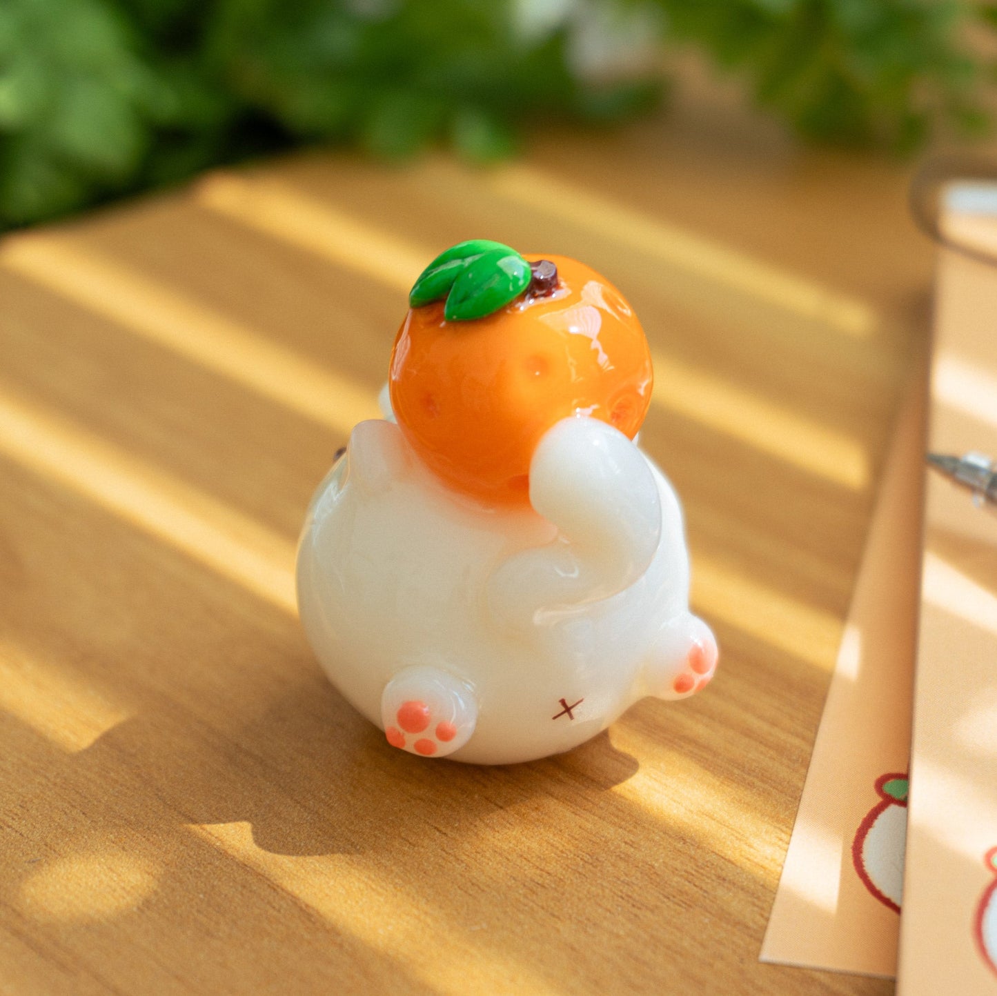PREORDER: Tangerine Mochi Cat Desk Friend