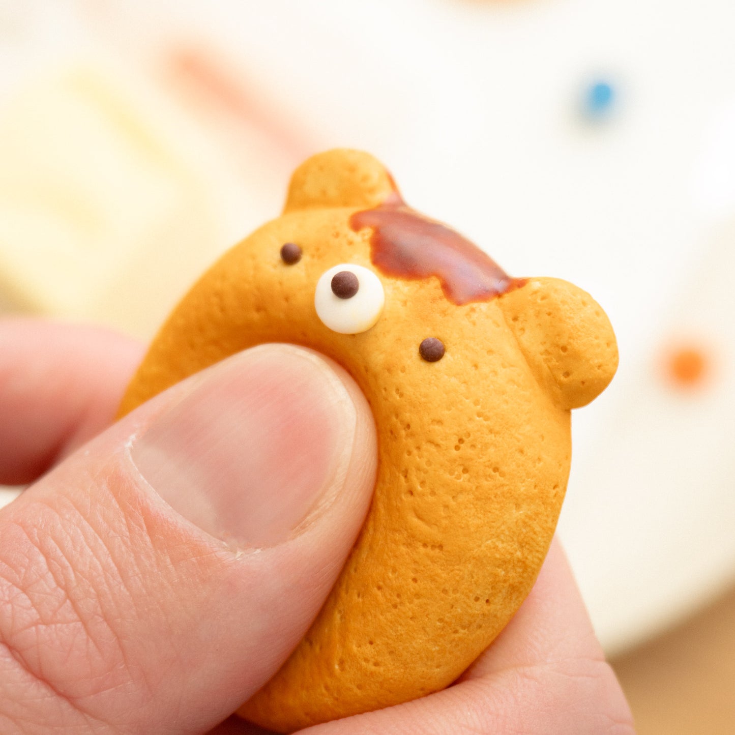 Bear Cookie Worry Stone