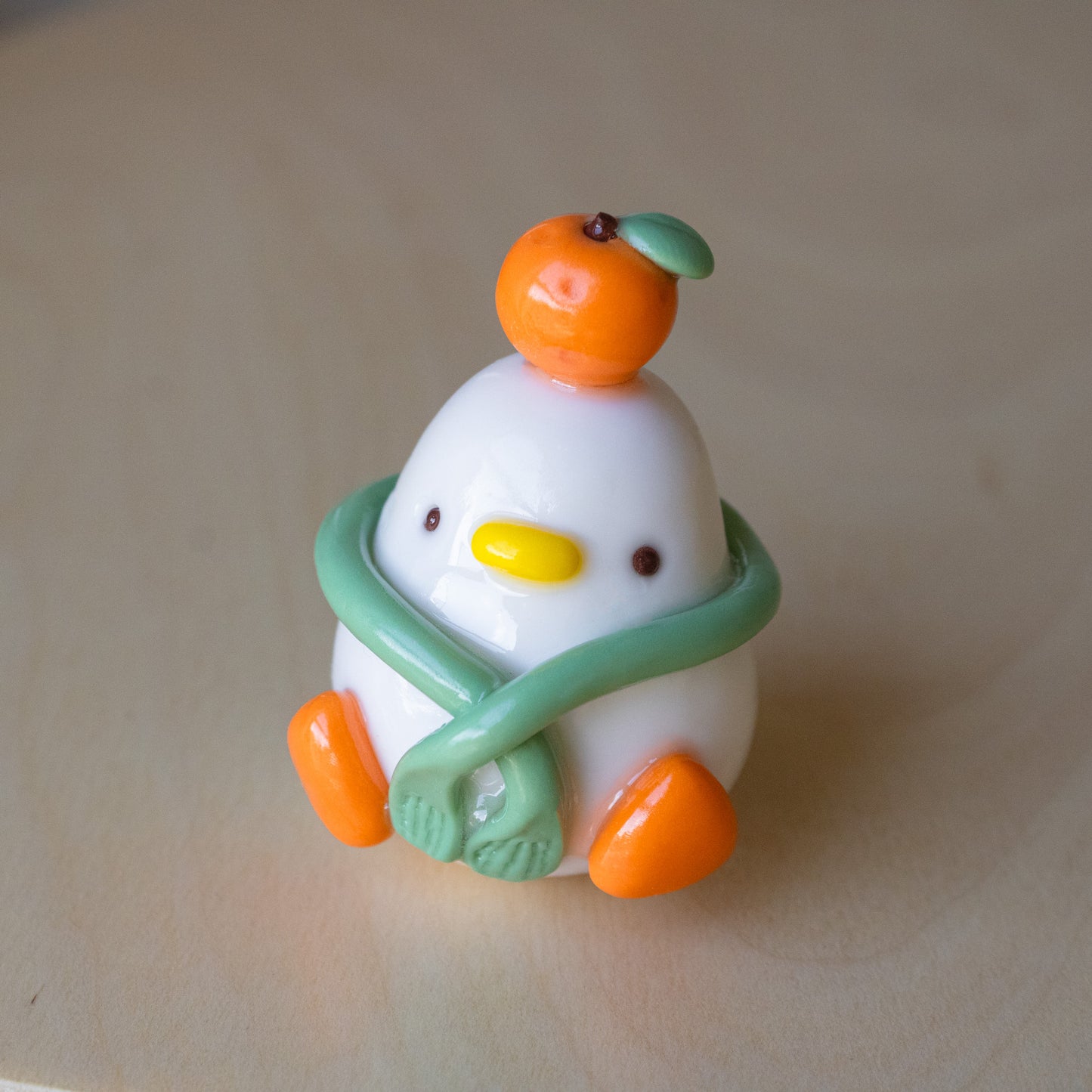 Cozy Tangerine Duckie