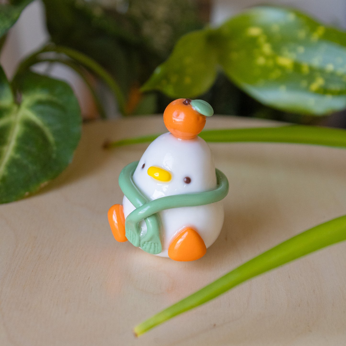 Cozy Tangerine Duckie