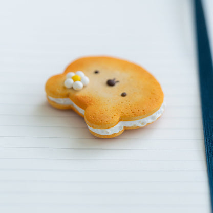 Flower Bear Cookie Magnet