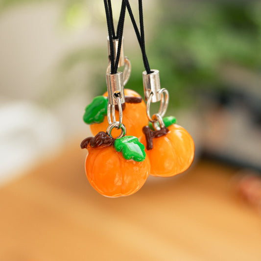 PREORDER: Cozy Pumpkin Phone Charm