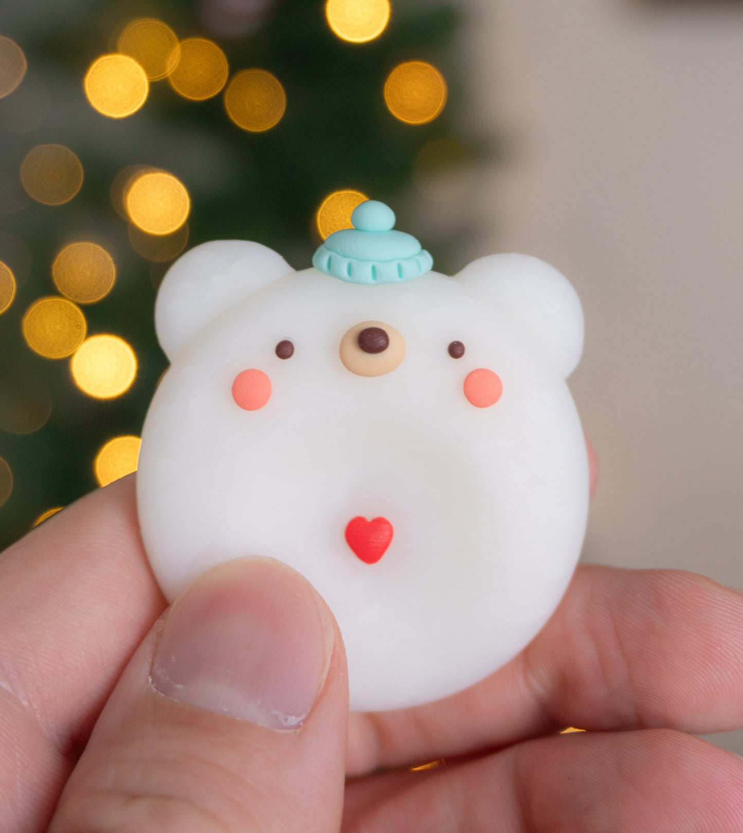 Polar Bear Worry Stone