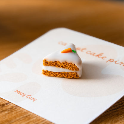 Frosted Carrot Cake Pin
