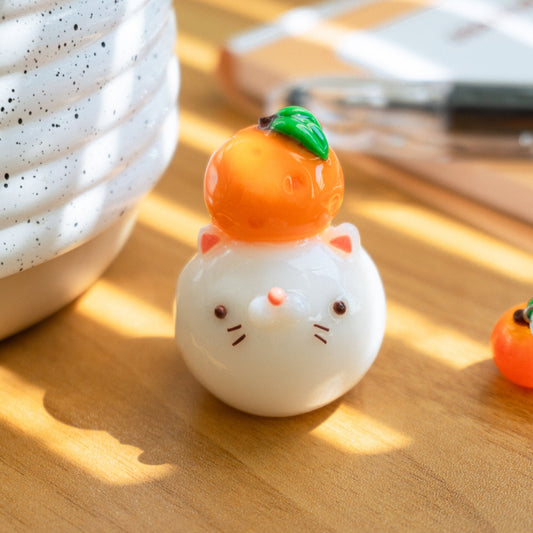 PREORDER: Tangerine Mochi Cat Desk Friend