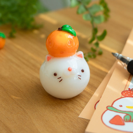 PREORDER: Tangerine Mochi Cat Desk Friend