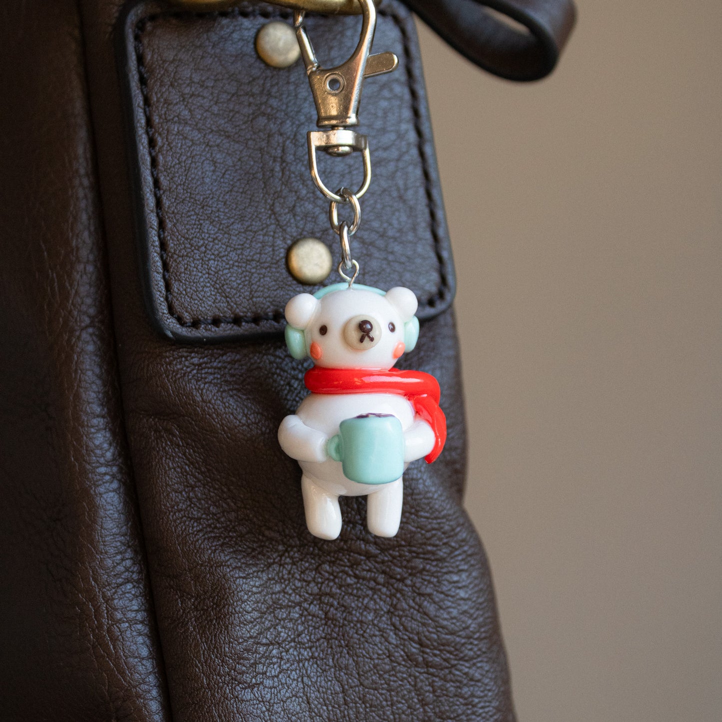 Polar Bear Keychain
