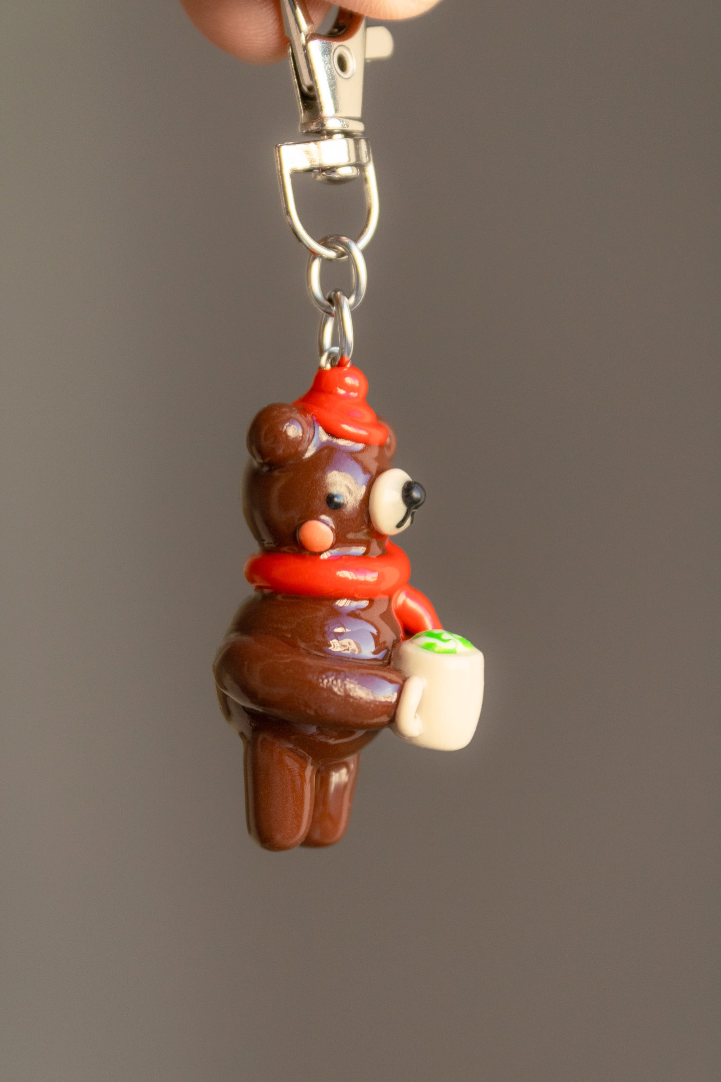 Matcha Bear Keychain