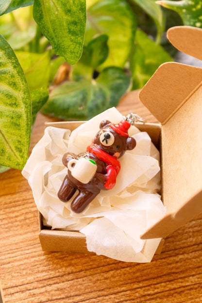 Matcha Bear Keychain